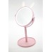 Tavşan Kulaklı Led Işıklı Makyaj Aynası; USB Girişli & Dokunmatik (Pembe)