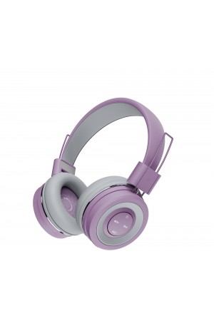 BOWER INNOVATION  NEW Pure Mikrofonlu Bluetooth Kulaklık Aux girişi Lilla 