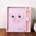 Gojoy Tech & Gifts Sevimli Domuz Defter Kalem Seti - Pembe 