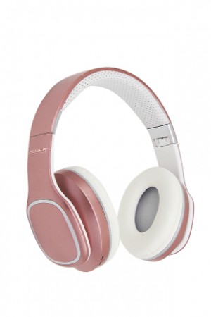 BOWER INNOVATION Essence - Mikrofonlu Bluetooth Kulaklık - TF Kart girişi Aux - Rose Gold
